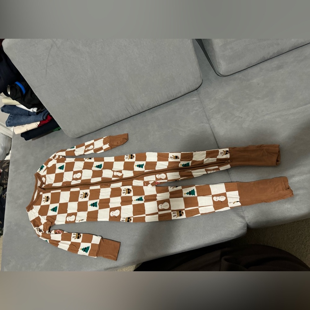 Little Sleepies Christmas Checks Zippy Pajamas